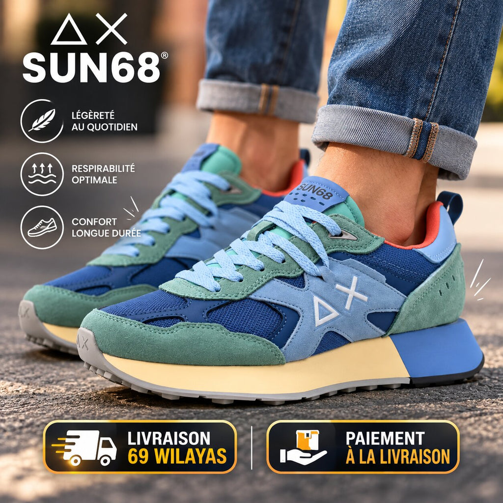SUN68 Z35115-94 — baskets homme — vue 3