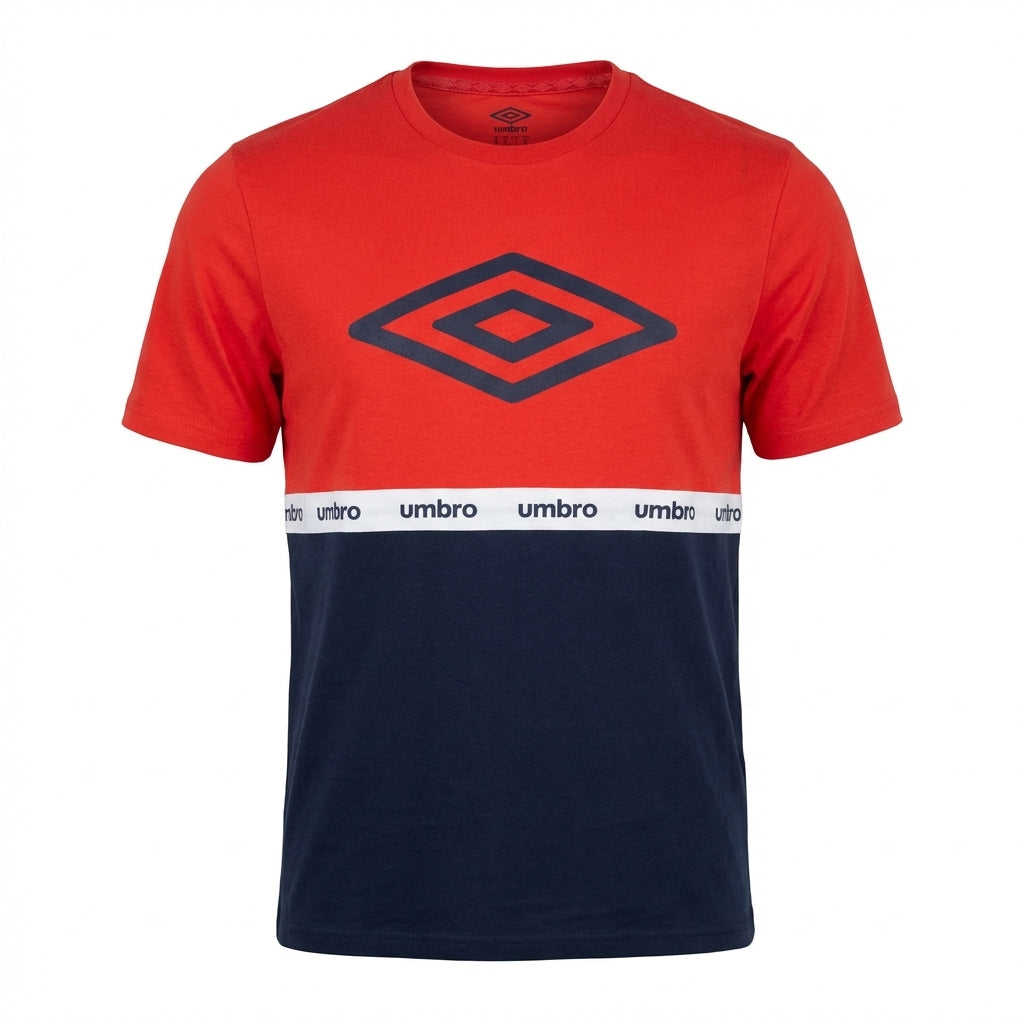 Umbro — Pull homme rouge classique