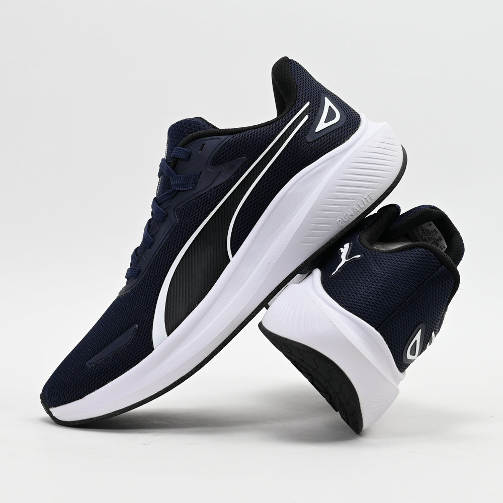 PUMA Skyrocket Lite — baskets running homme marine vue arrière