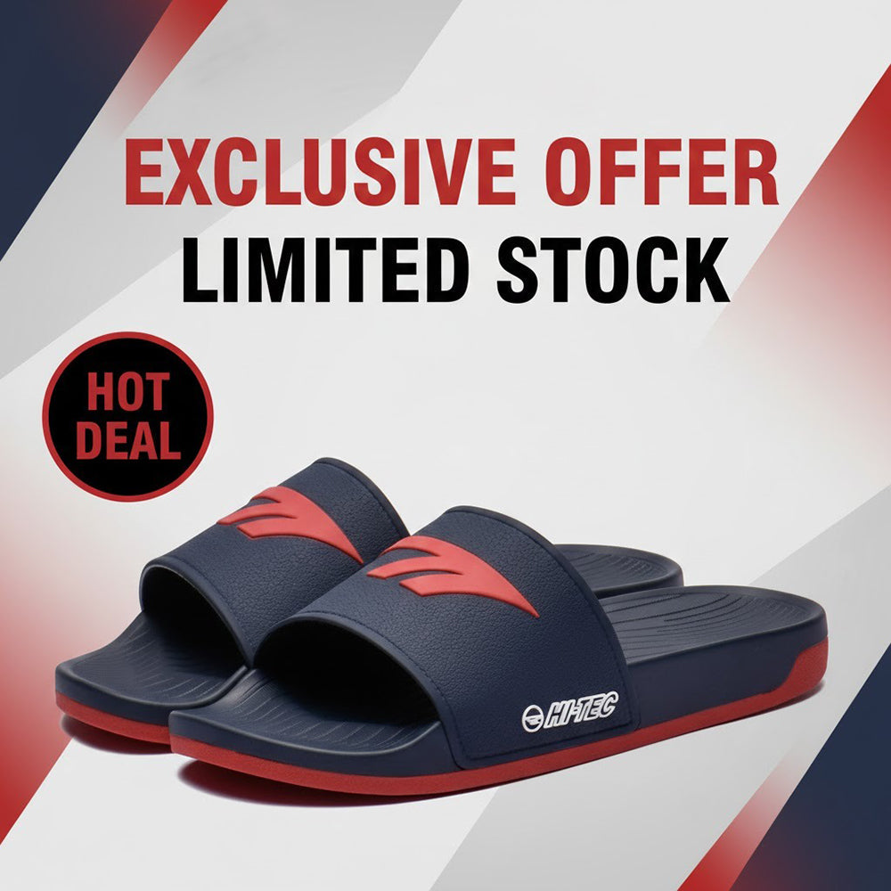 HI TEC CORE SLIDE NAVY FLAME SCARLET O013329