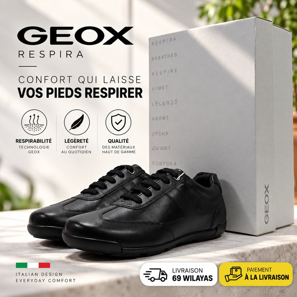 GEOX U023BA043BC-C9999 — baskets homme — vue 10