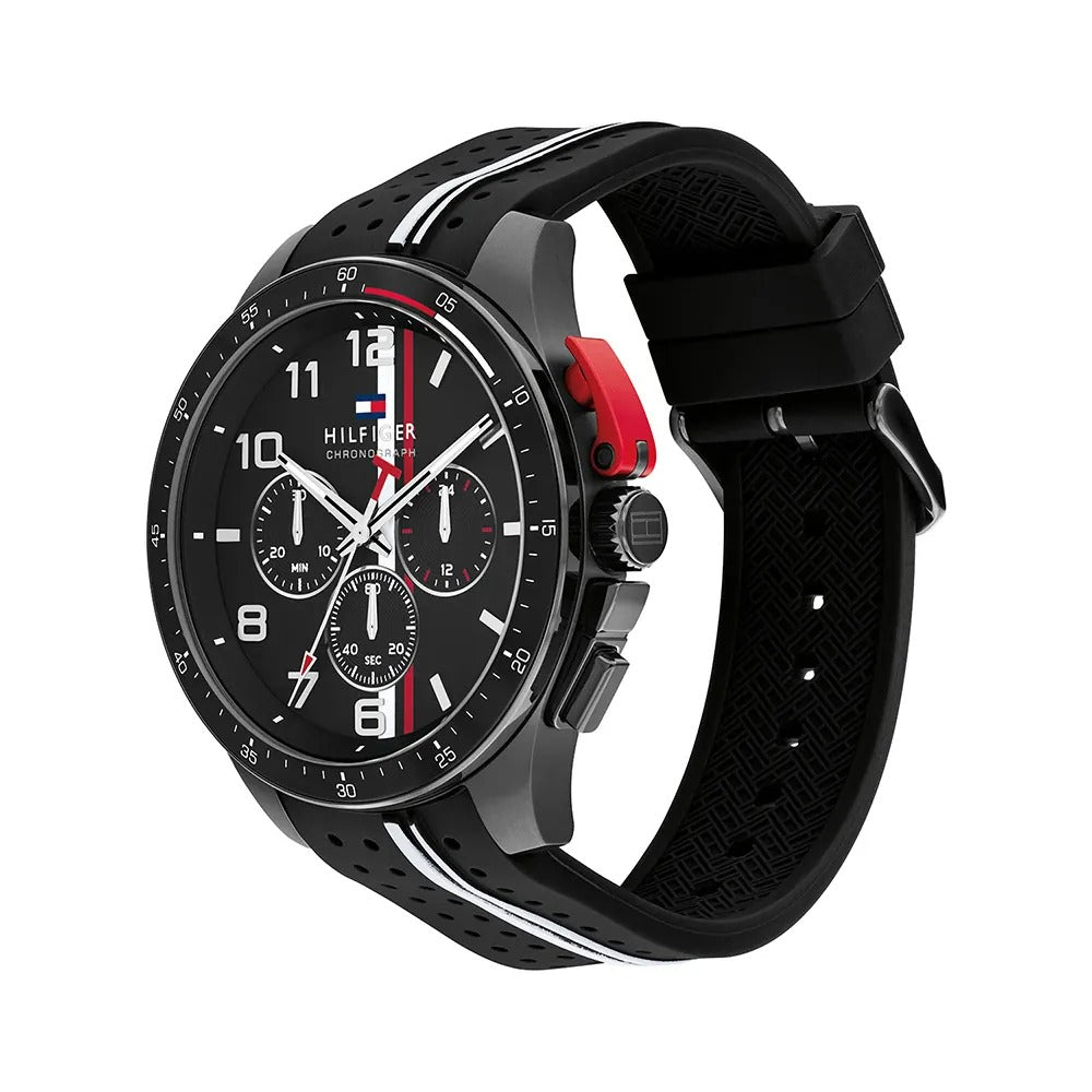 Tommy Hilfiger Bank — Montre homme acier