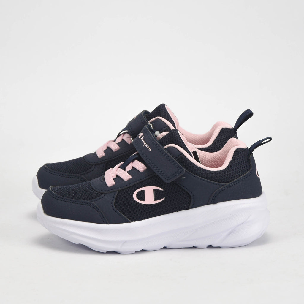 Champion — Baskets enfant bleu marine confort