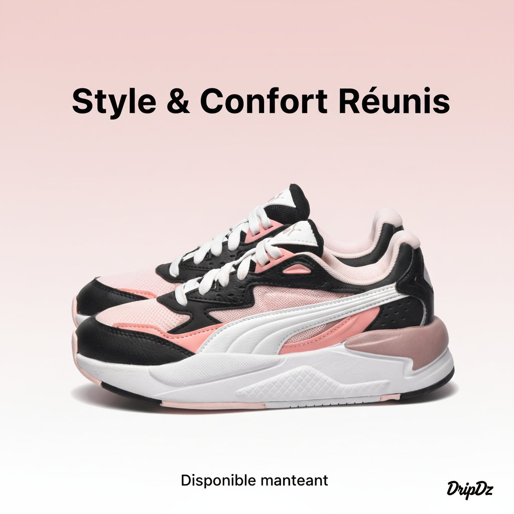 PUMA X-RAY SPEED PINK WHITE BLACK 38463836