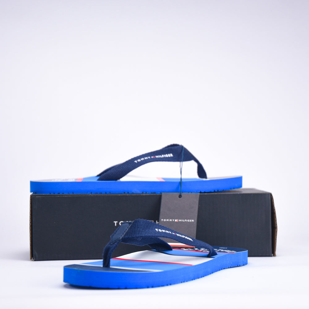 Tommy Hilfiger — Tongs bleues