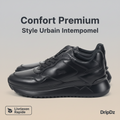 Harmont & Blaine — Baskets cuir noires