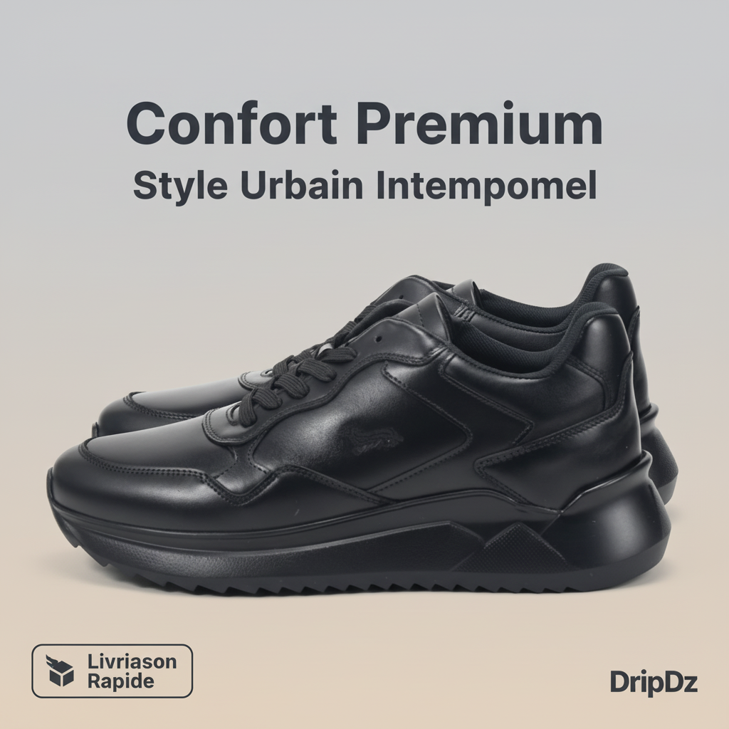 Harmont & Blaine — Baskets cuir noires