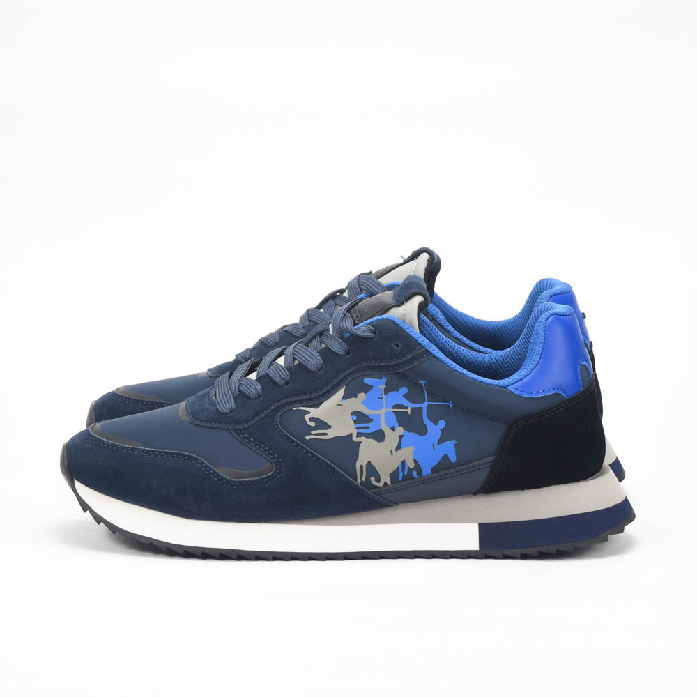 La Martina — Baskets cuir bleues