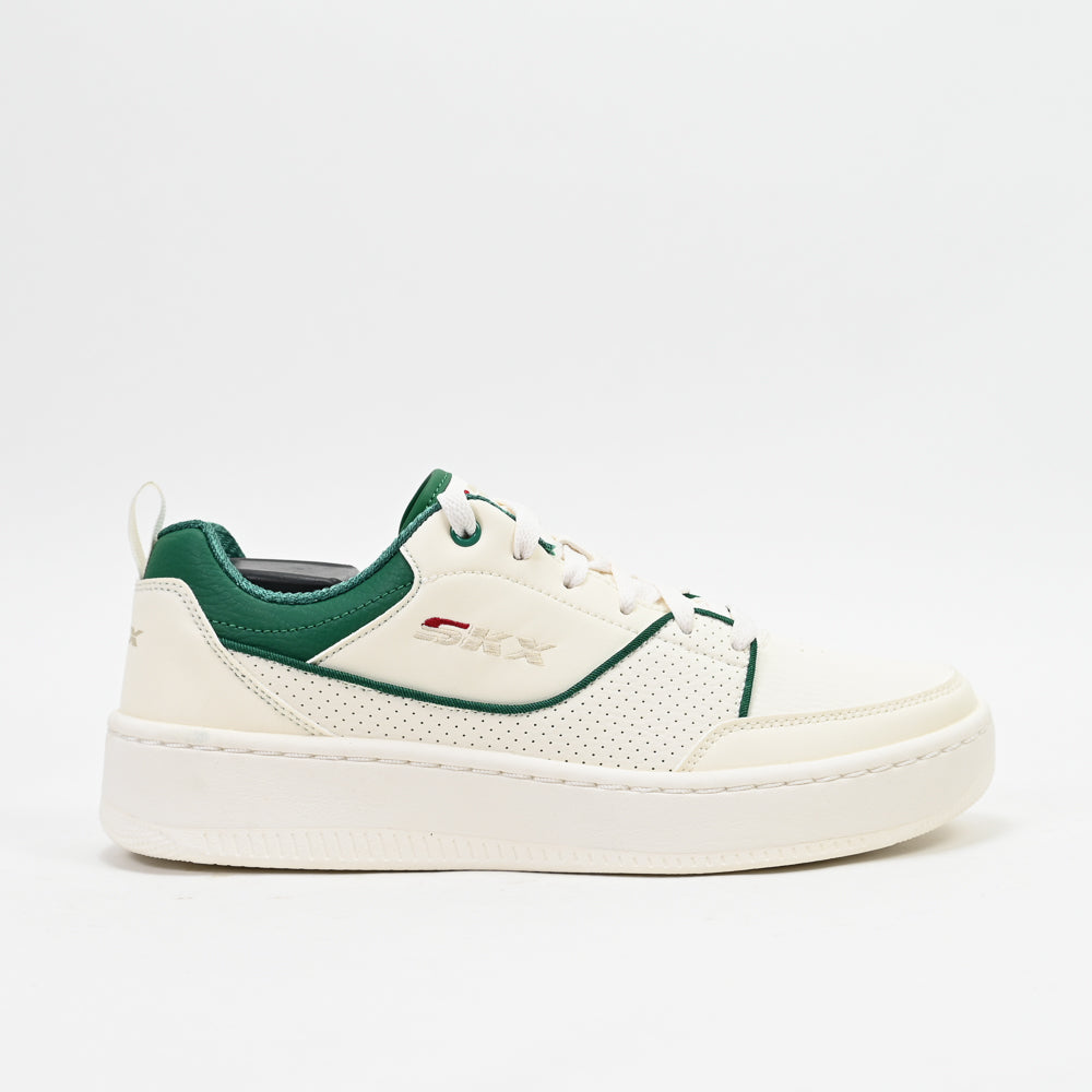 Skechers Sport Court 92 Ottoman — baskets homme blanc vert trois-quarts