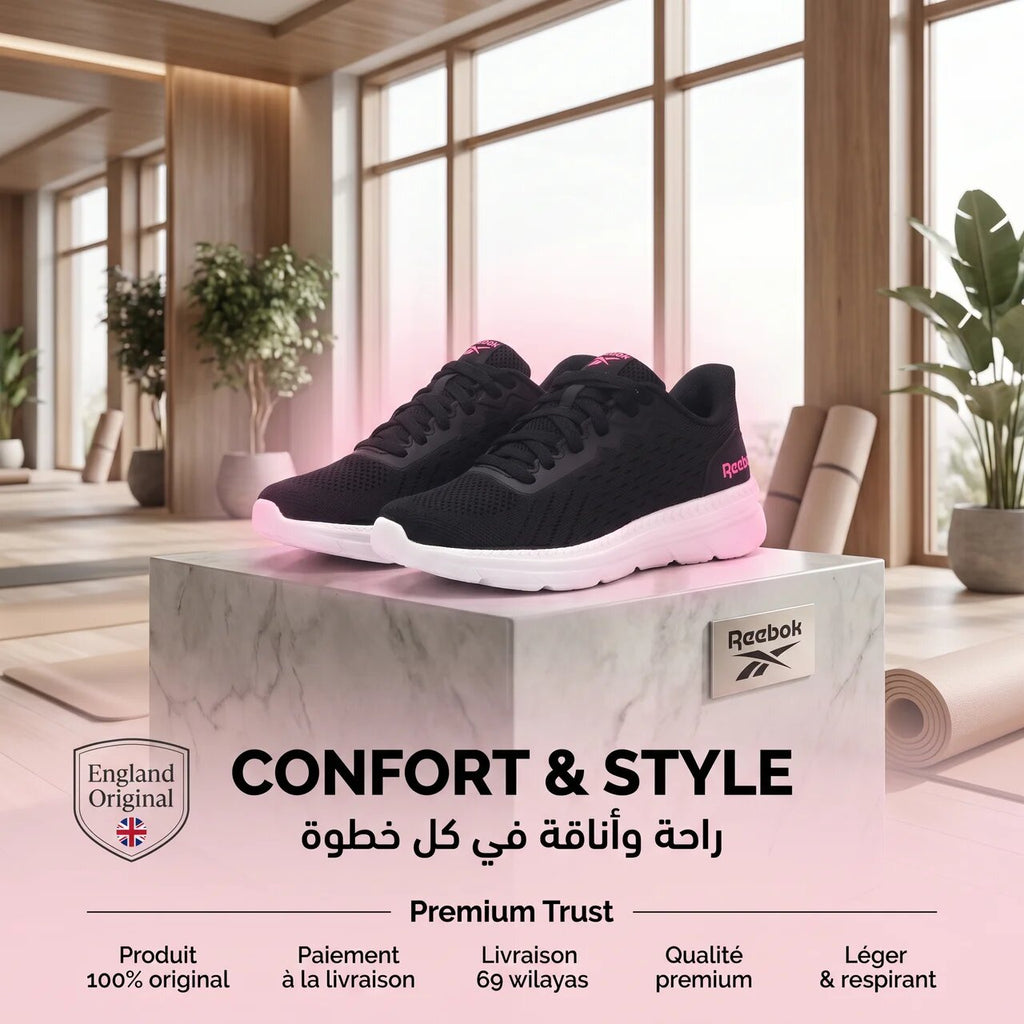 Reebok Quick Jogger — Chaussures running femme noires