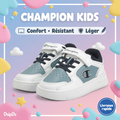 Champion — Baskets enfant blanches tendance