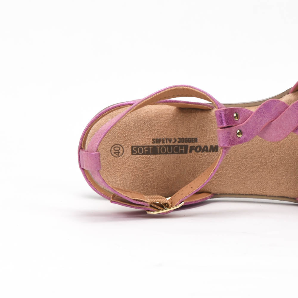 Safety Jogger Sandales Plates Femme 610161-FUC-NAT