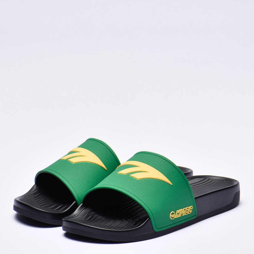 HI TEC CORE SLIDE BLACK BEAUTY/JELLY BEAN/SAMOAN SUNHI TEC CORE SLIDE BLACK BEAUTY/JELLY BEAN/SAMOAN SUN