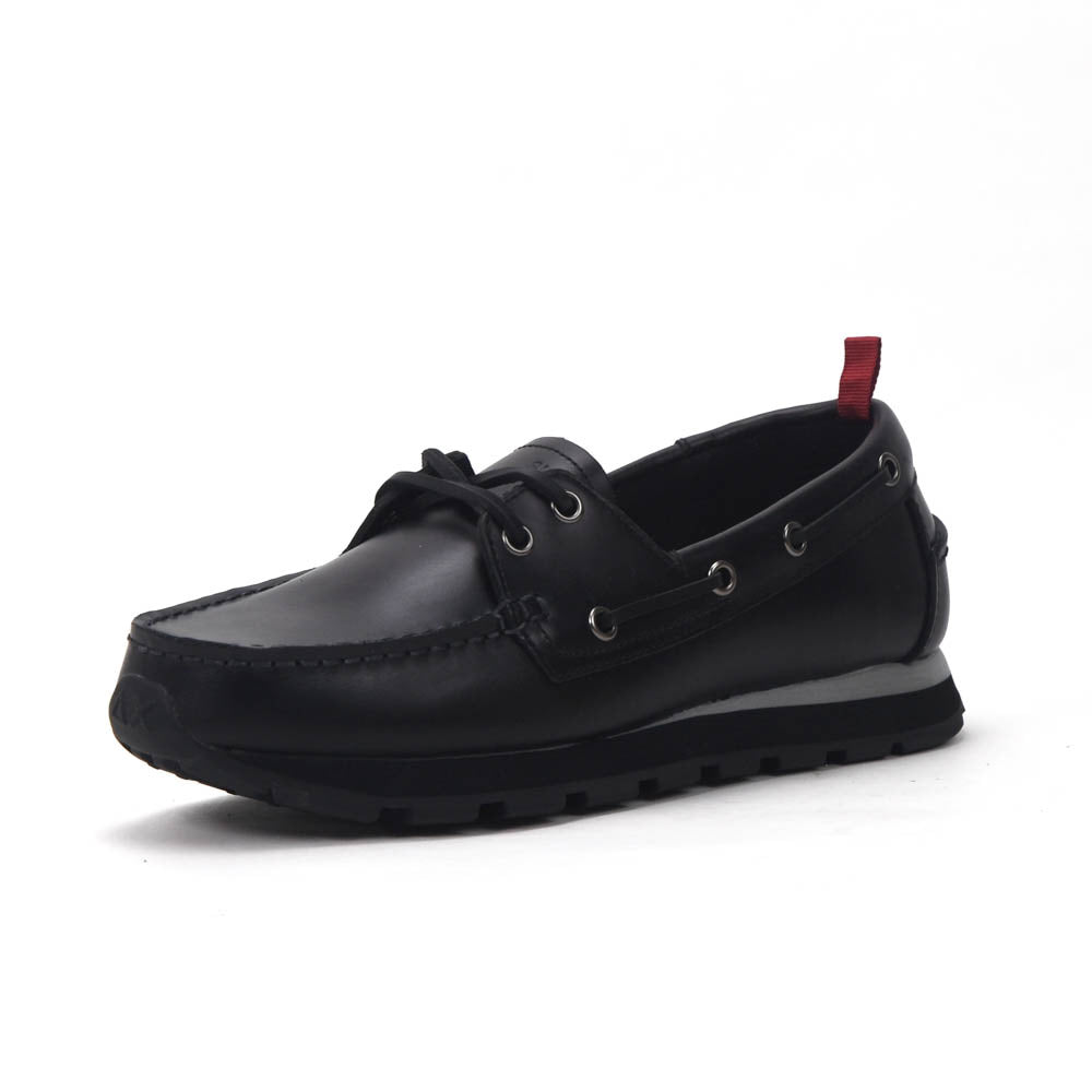 Sun68 Tom Barca — Chaussures homme cuir noires