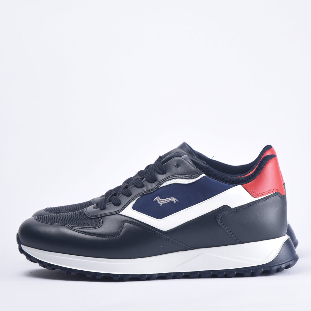 HARMONT AND BLAINE SCARPA UOMO CALF  BLU EFM231-079-6190