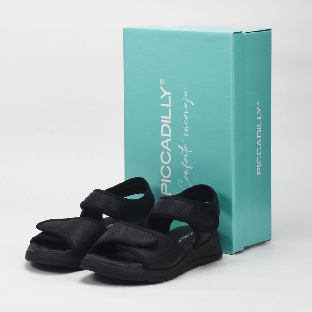 Piccadilly — Sandales femme noires