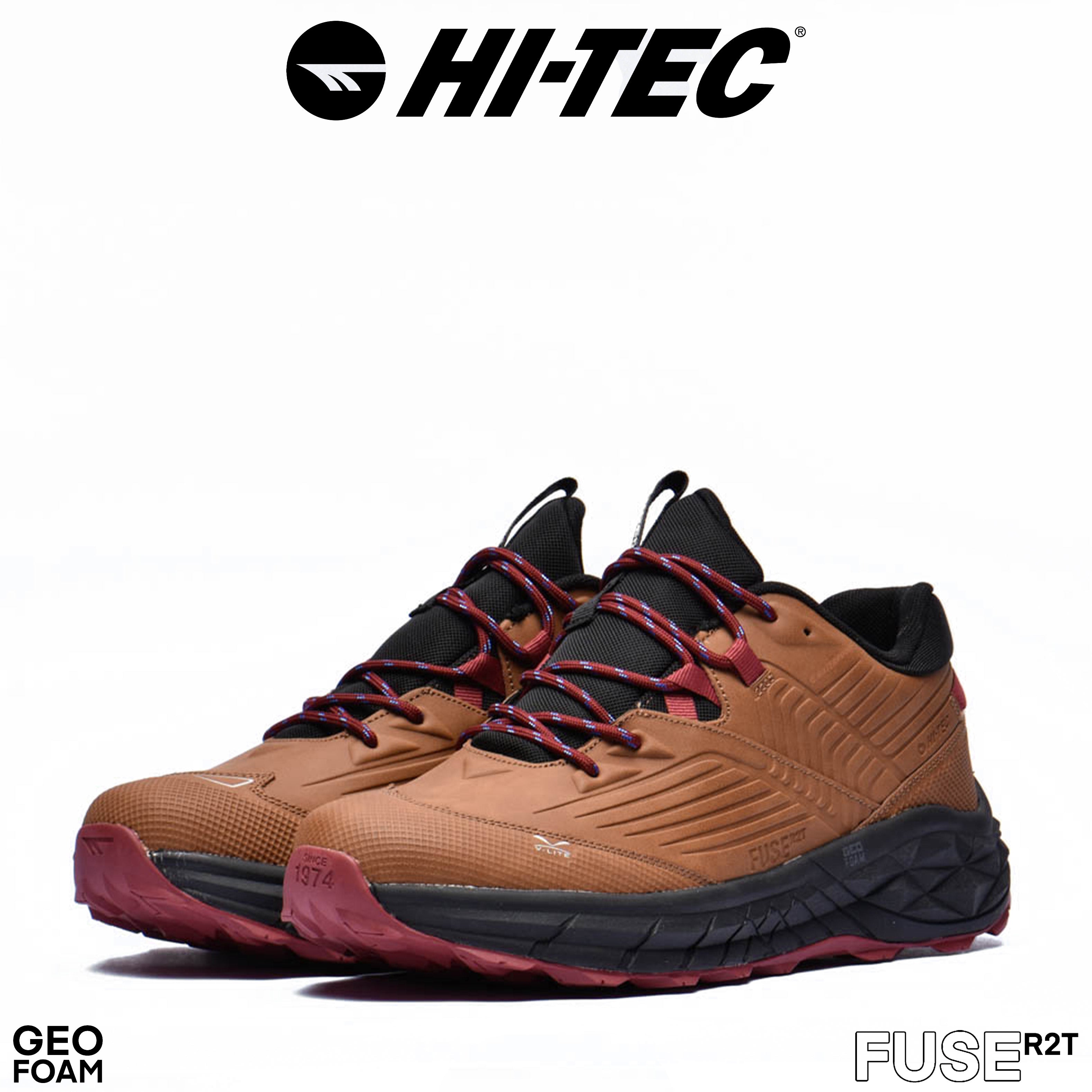 Hi-tec Fuse Trek Low WP Brwon/Red