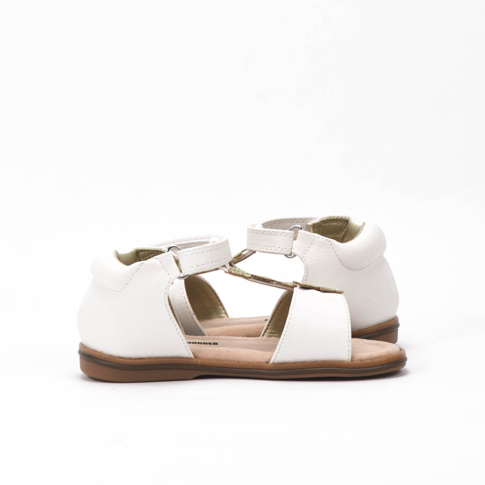 Safety Jogger — Sandales enfant blanc argent