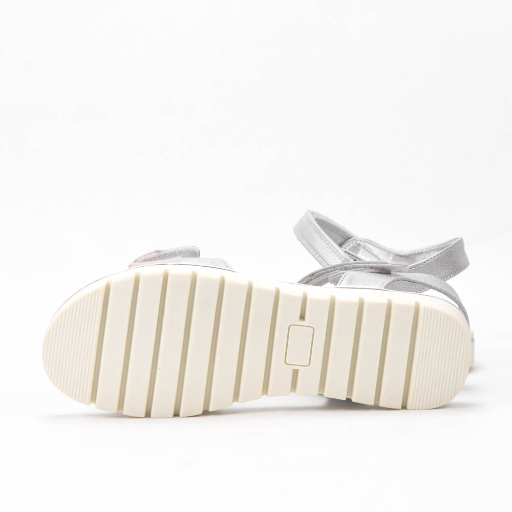 Safety Jogger — Sandales femme rose argent