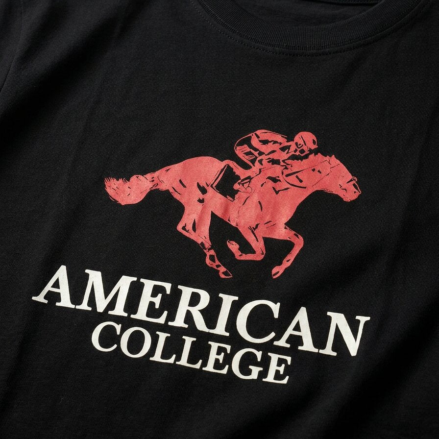 American College t-shirt pour Homme TS206103-BLACK-BORD