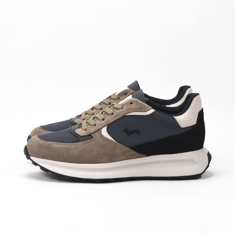 Harmont and Blaine Camoscio Tex Sneakers Homme EFM252-060-A60-AE