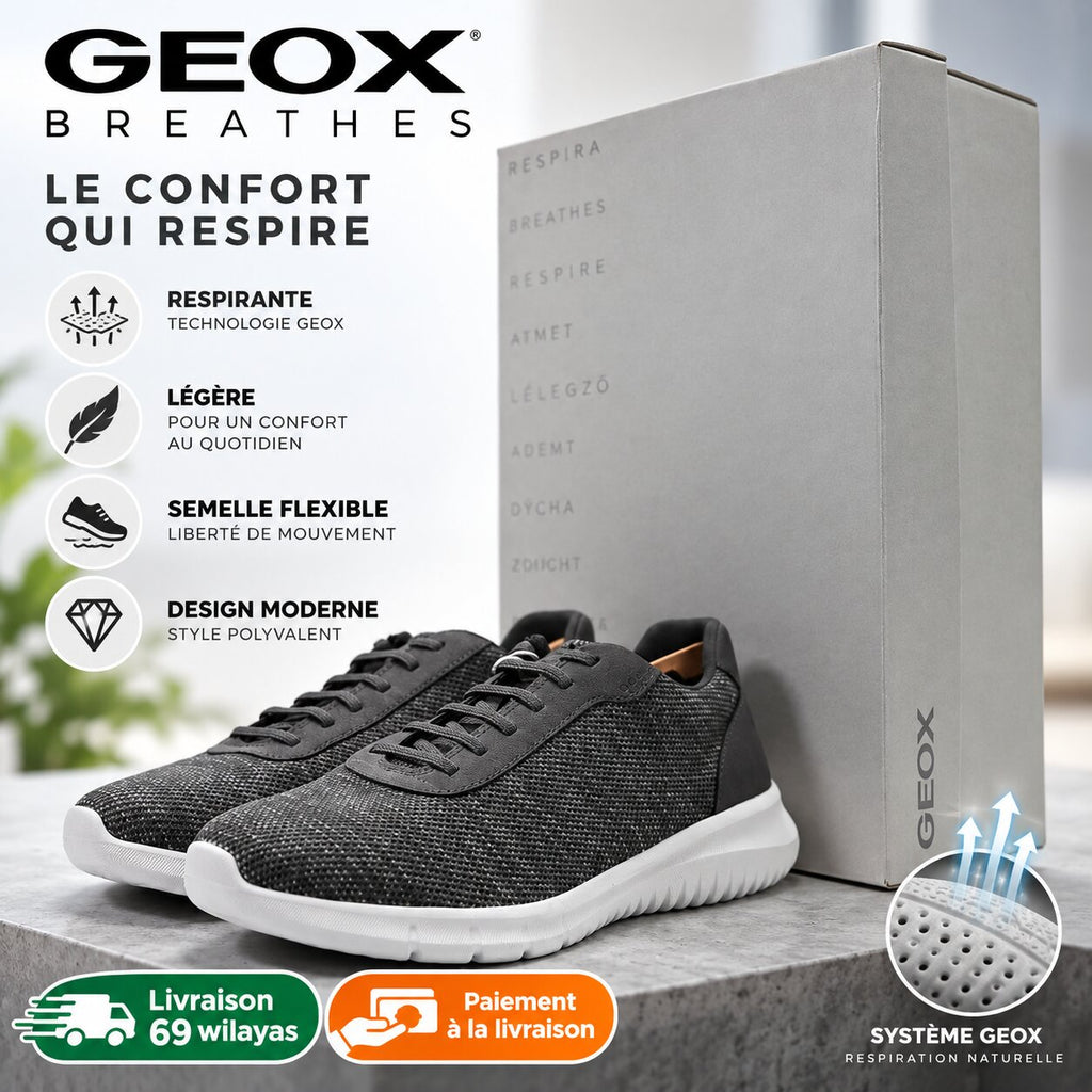 GEOX U45BVB014EK-C9371 — baskets homme