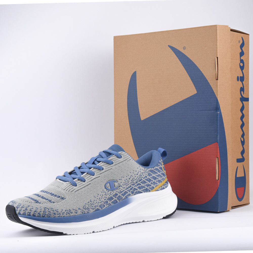 Champion Cloud — Baskets gris bleu jaune