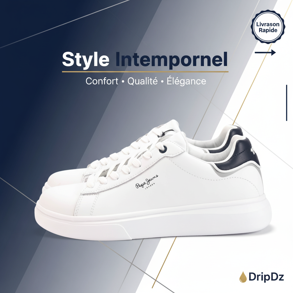Pepe Jeans — Chaussures bleu marine