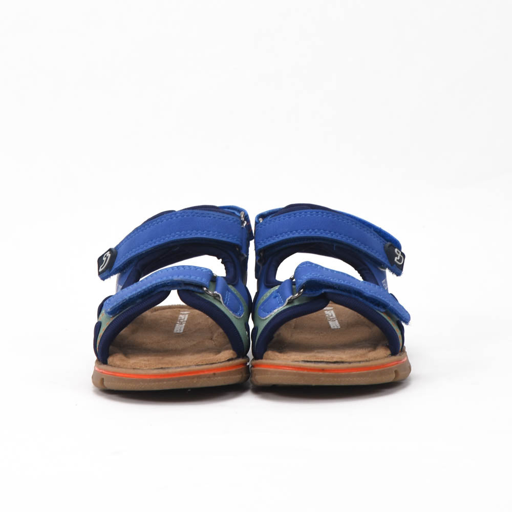 Safety Jogger — Sandales enfant métallisées bleu