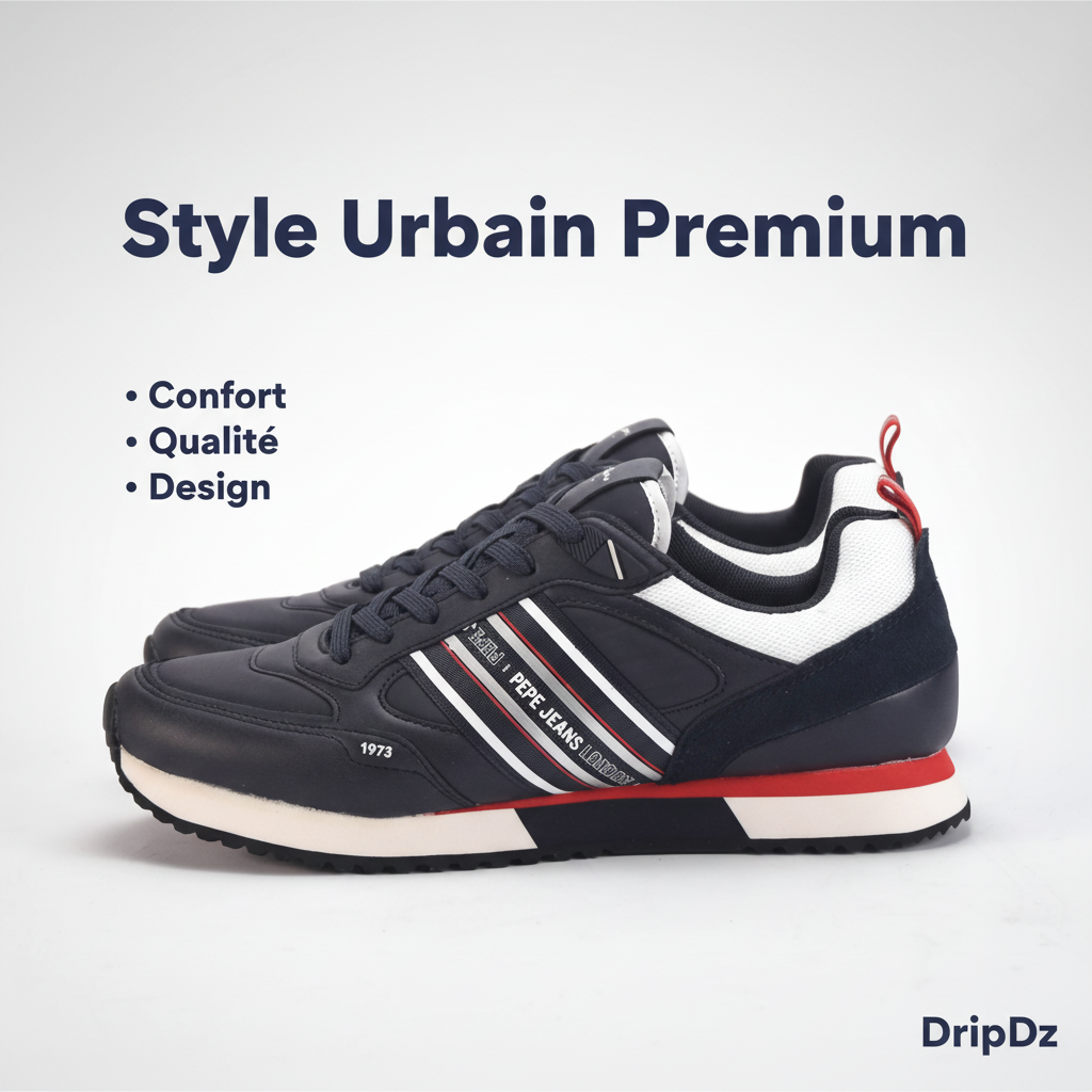 Pepe Jeans — Baskets beige sport