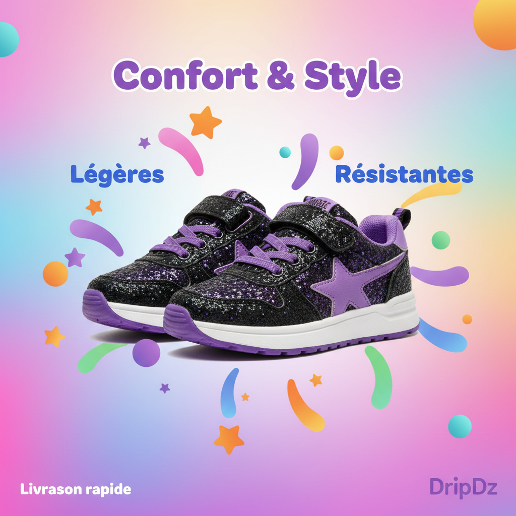Geox — Baskets enfant multicolores