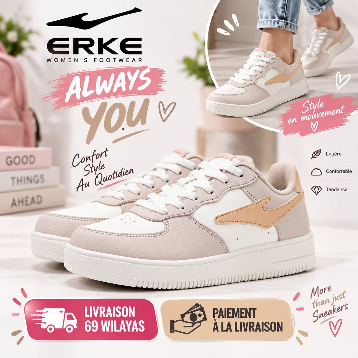 ERKE running — baskets femme
