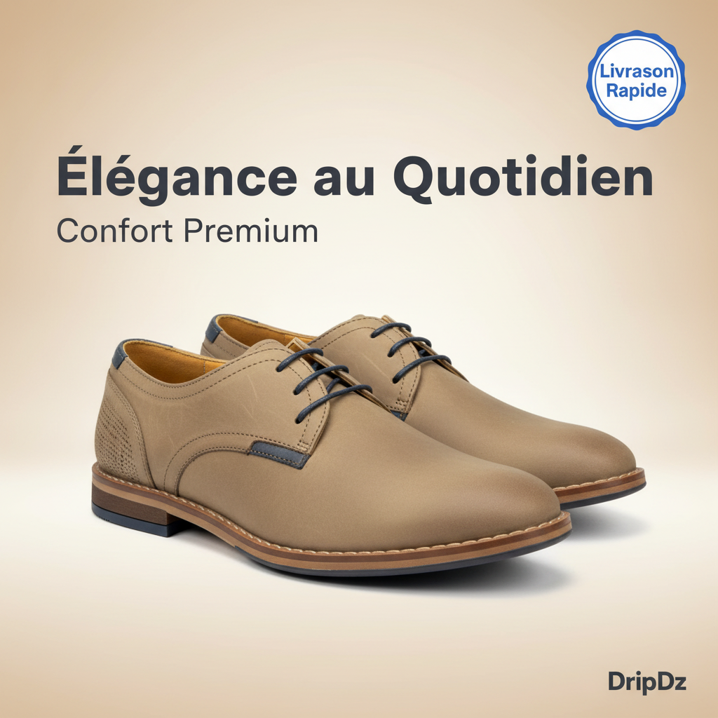 André — Chaussures homme taupe