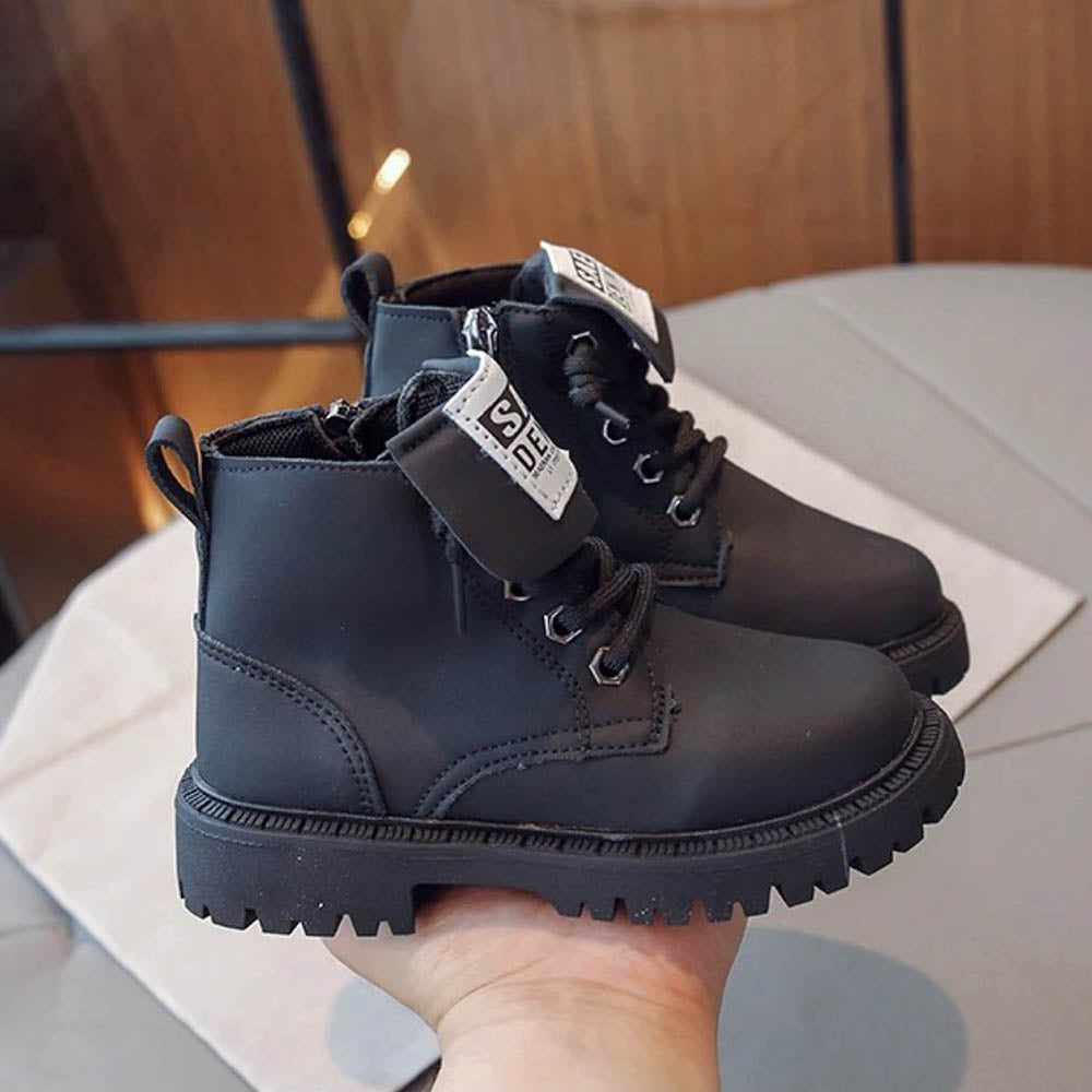 Botte - À Lacets Noir