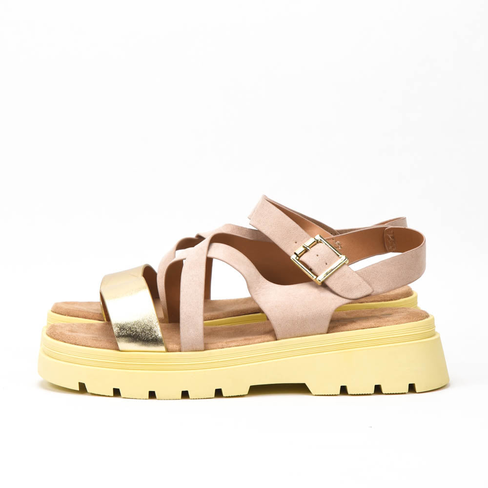 Safety Jogger — Sandales femme nude