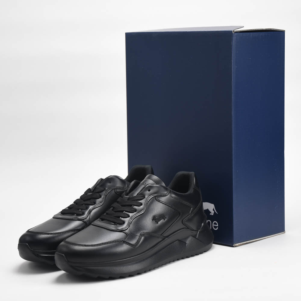 Harmont & Blaine — Baskets cuir noires