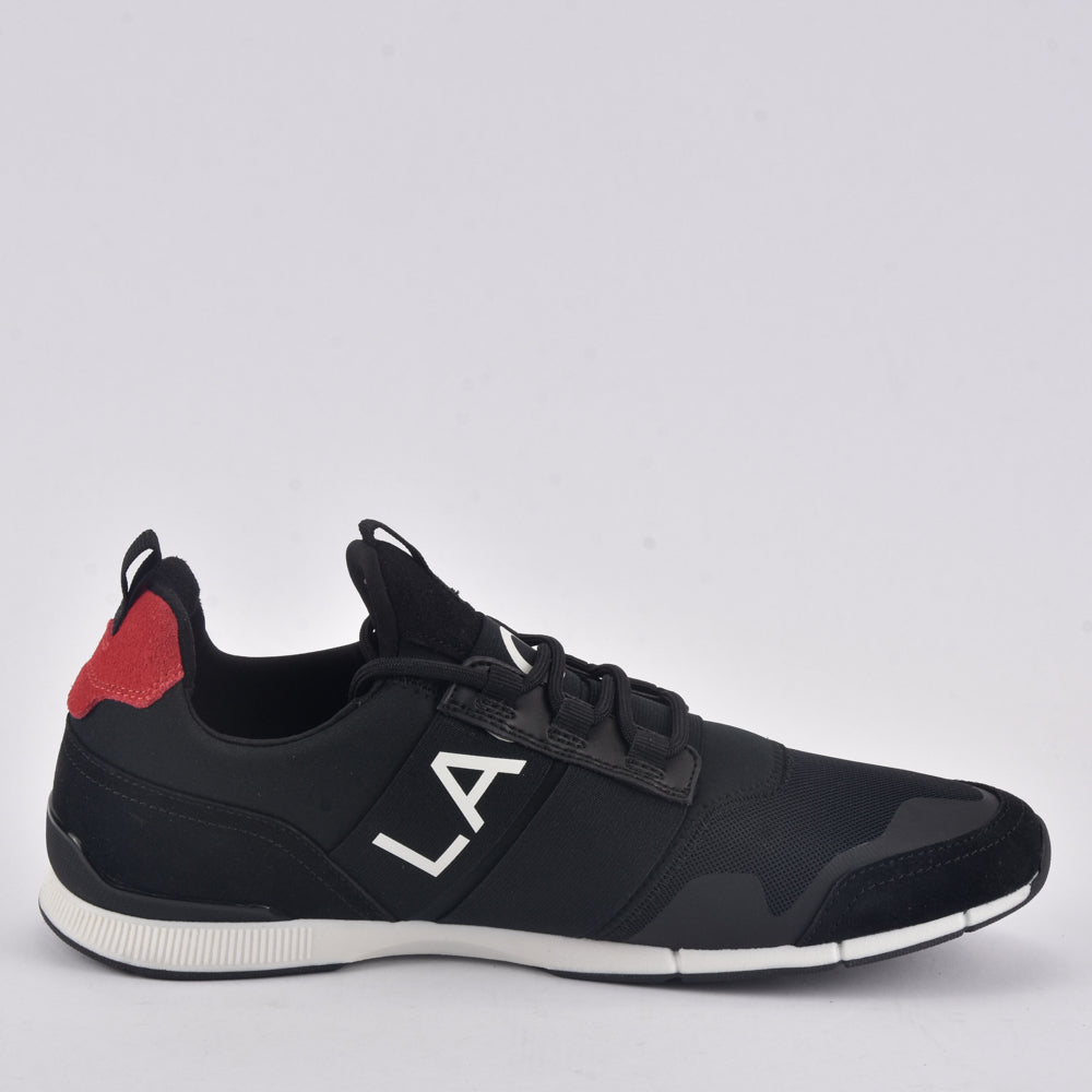 LACOSTE MANEVRA ELITE 0120 1 CMA BLK/RED TEXTILE 40CMA00041B5