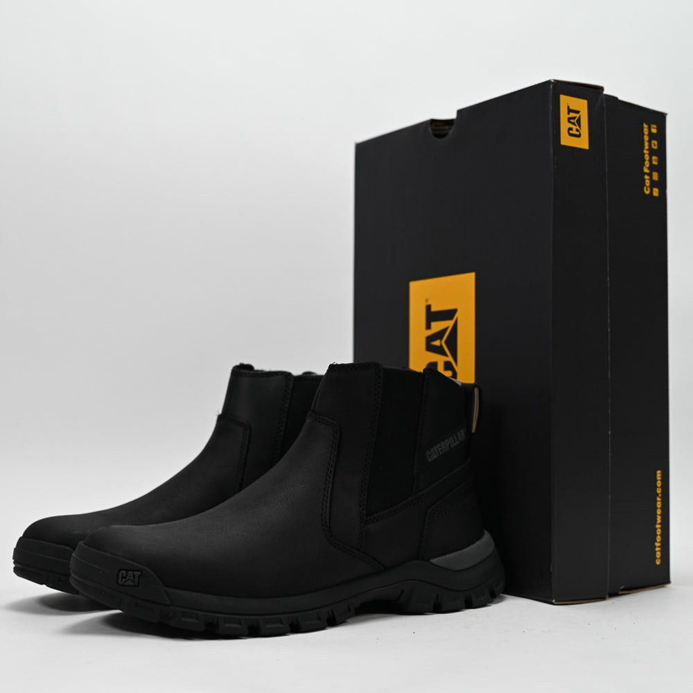 Boots CAT Threshold Chelsea Noir Homme P726055