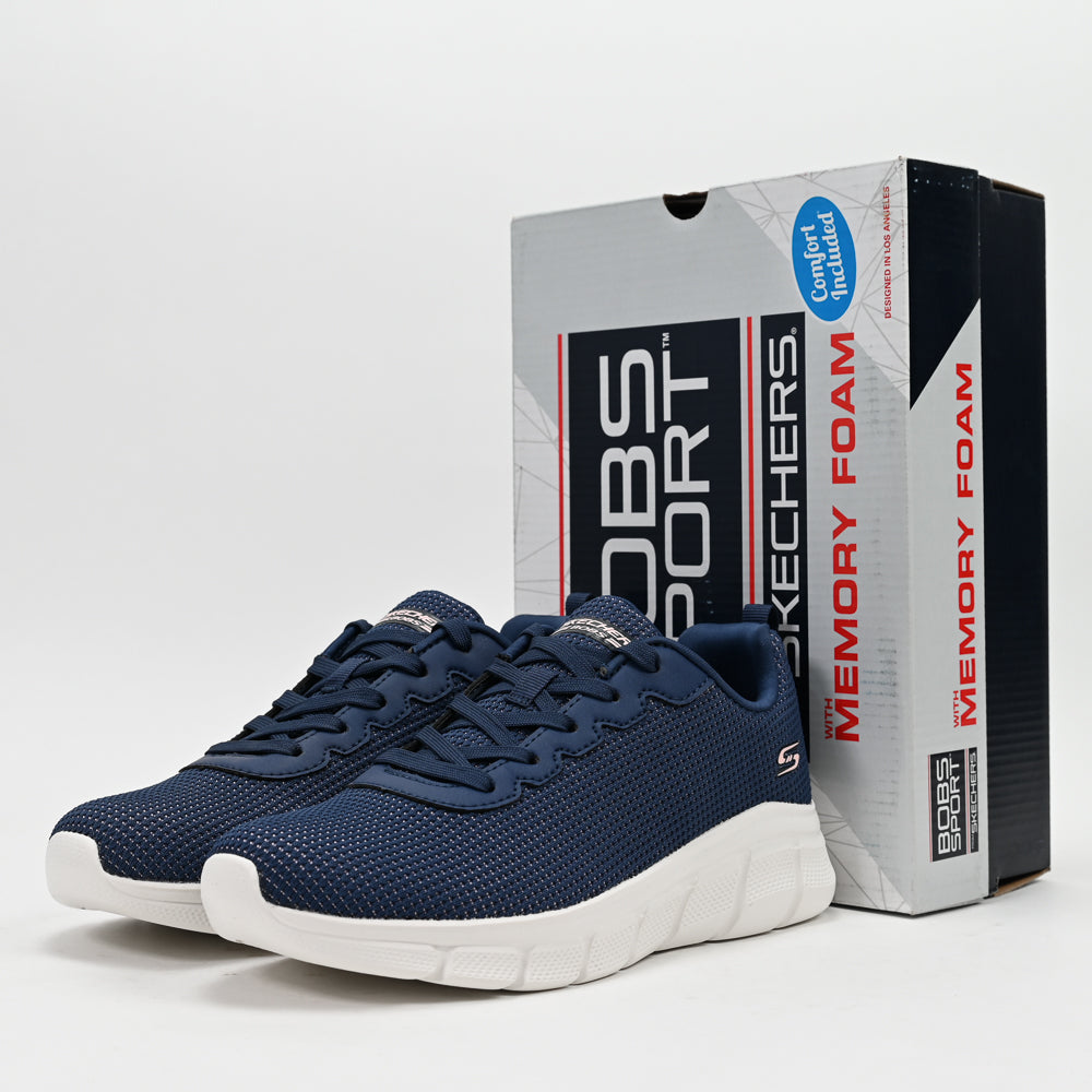 Skechers BOBS B Flex Visionary — baskets femme marine trois-quarts