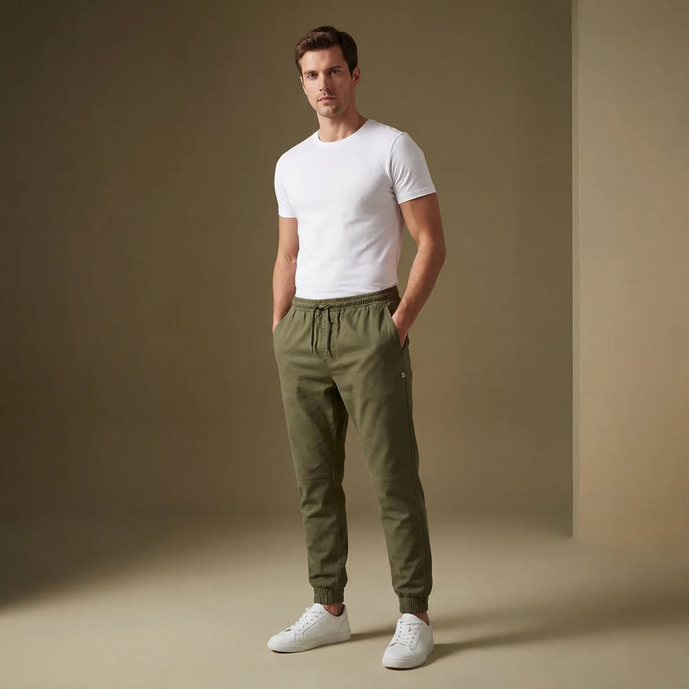 Lumberjack — Jogger homme kaki