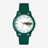 Montre Lacoste.12.12 Holiday à 3 aiguilles - Modèle blanc avec bracelet vert en silicone