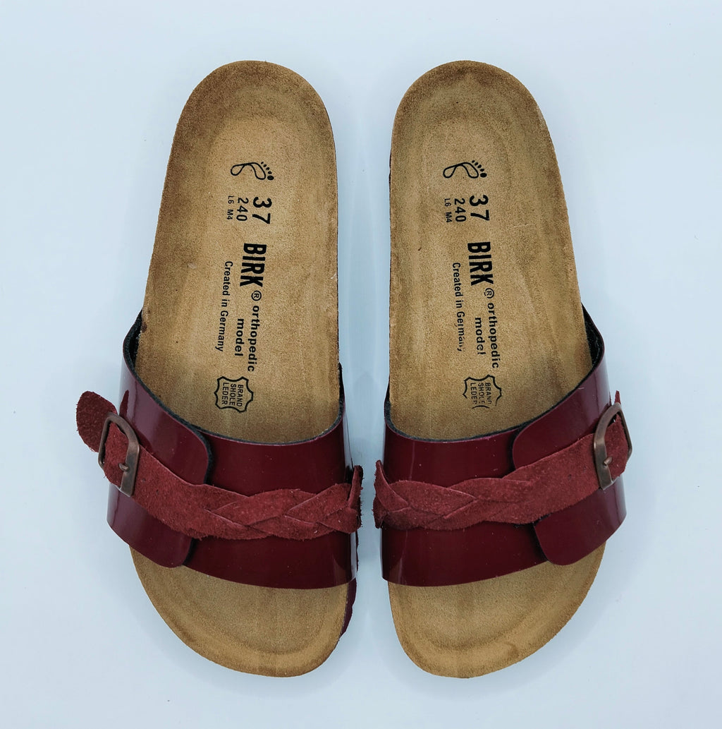 BIRK OITA BORDEAUX VERNIS