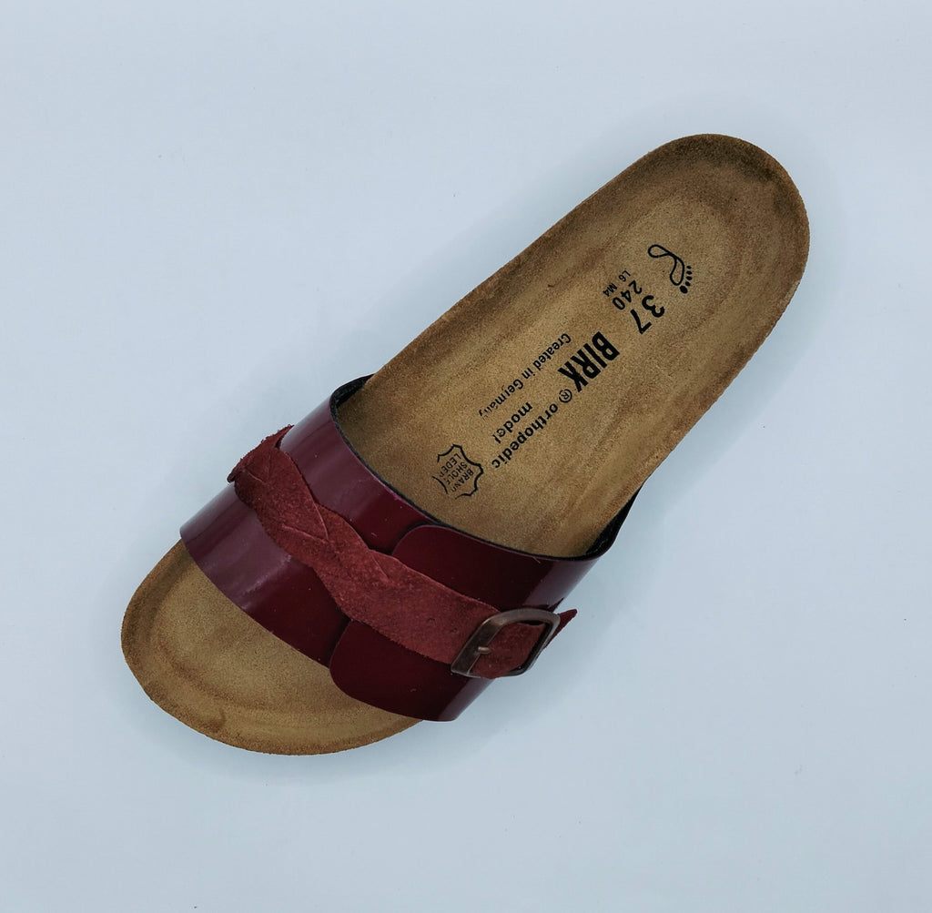 BIRK OITA BORDEAUX VERNIS
