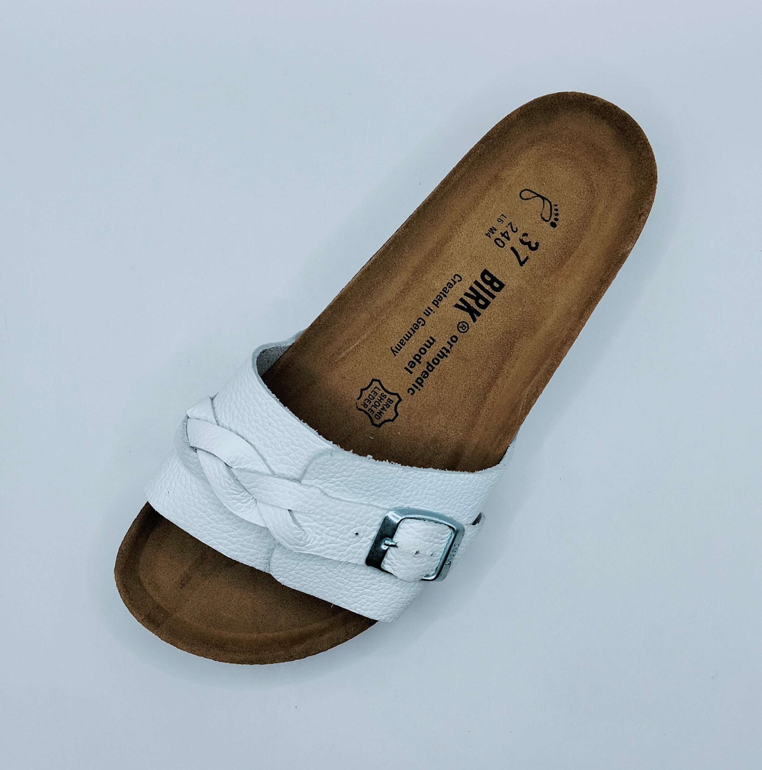 BIRK OITA CUIR BLANC
