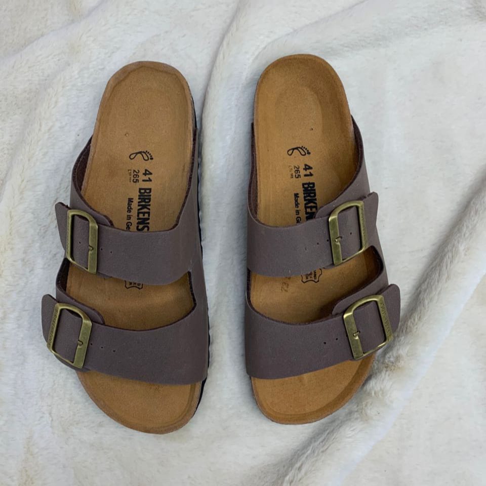 Arizona — Sandales nubuck marron