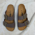 Arizona — Sandales nubuck marron