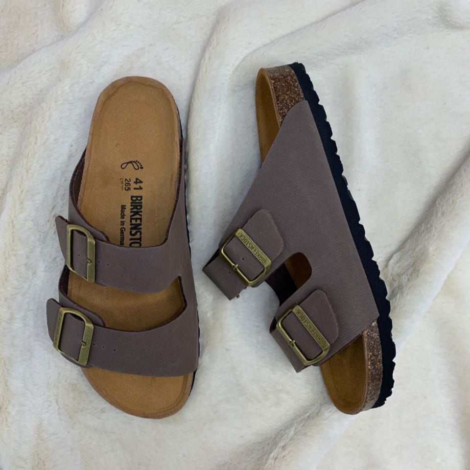 Arizona — Sandales nubuck marron