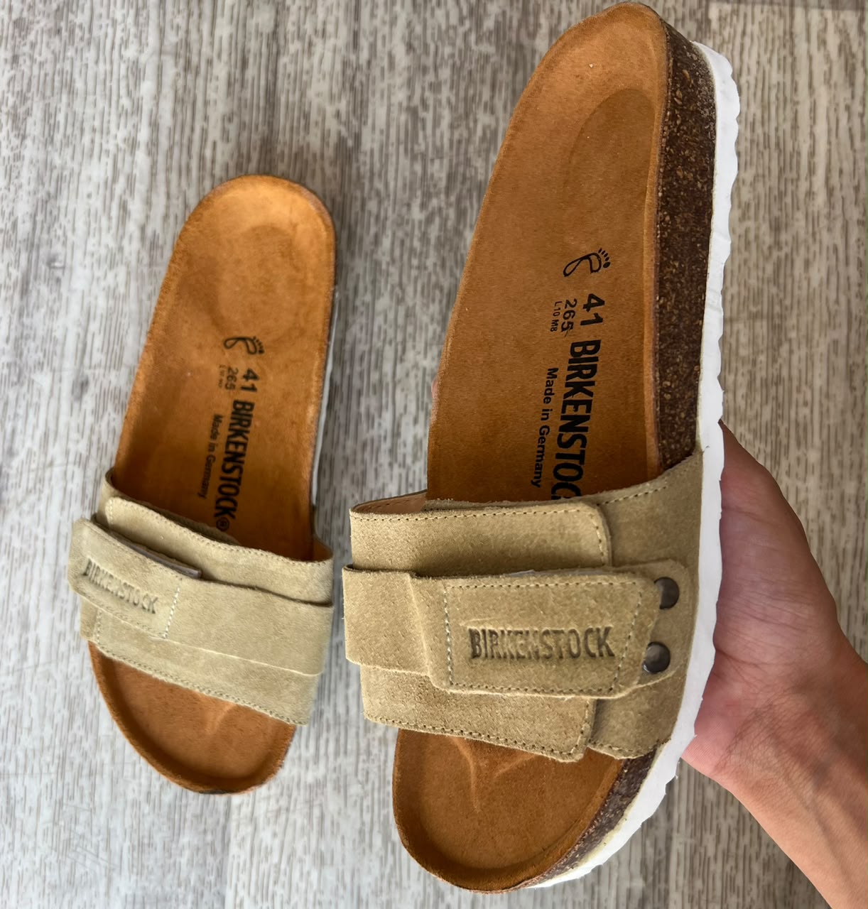 Sandales homme cuir sable