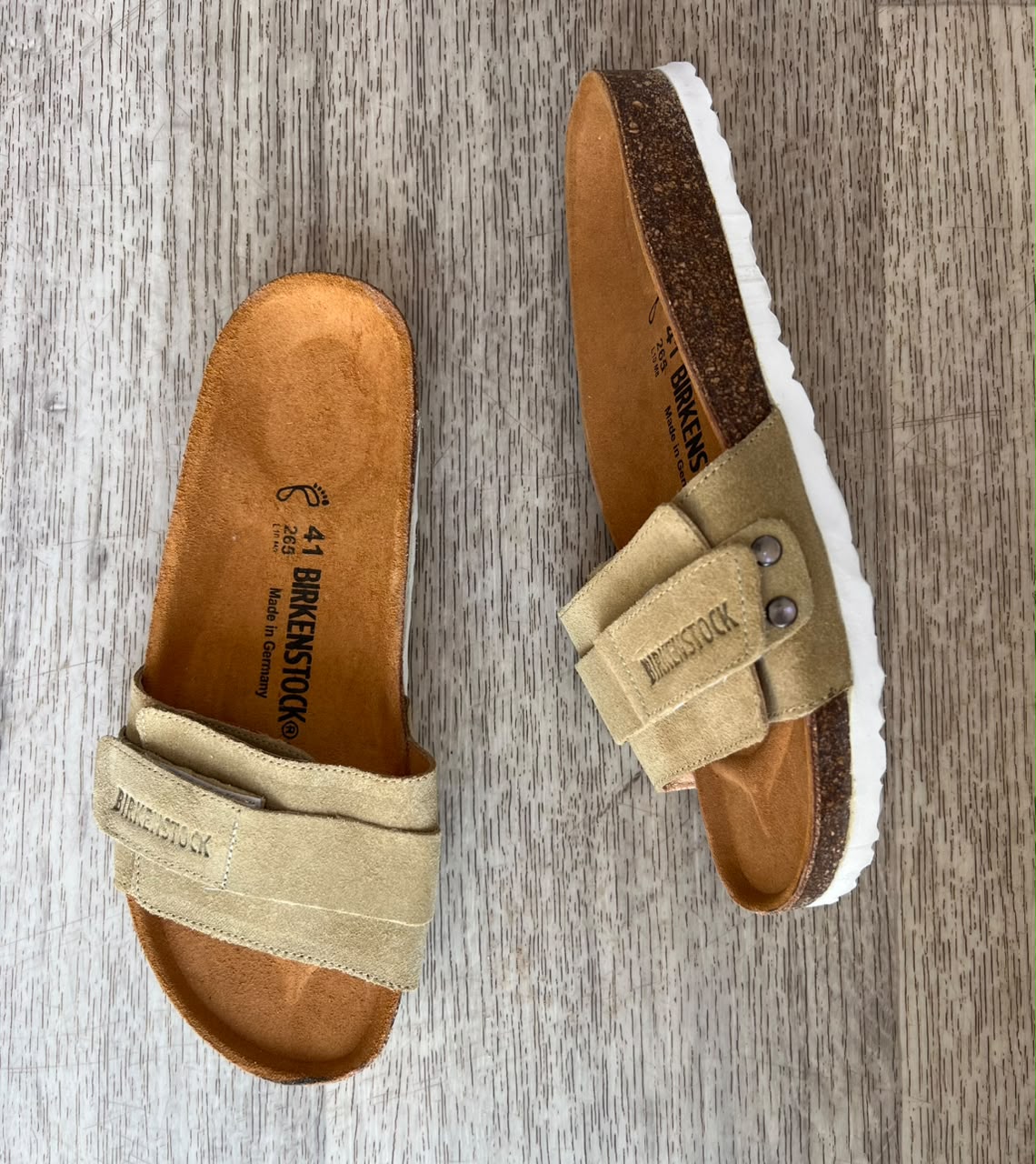 Sandales homme cuir sable