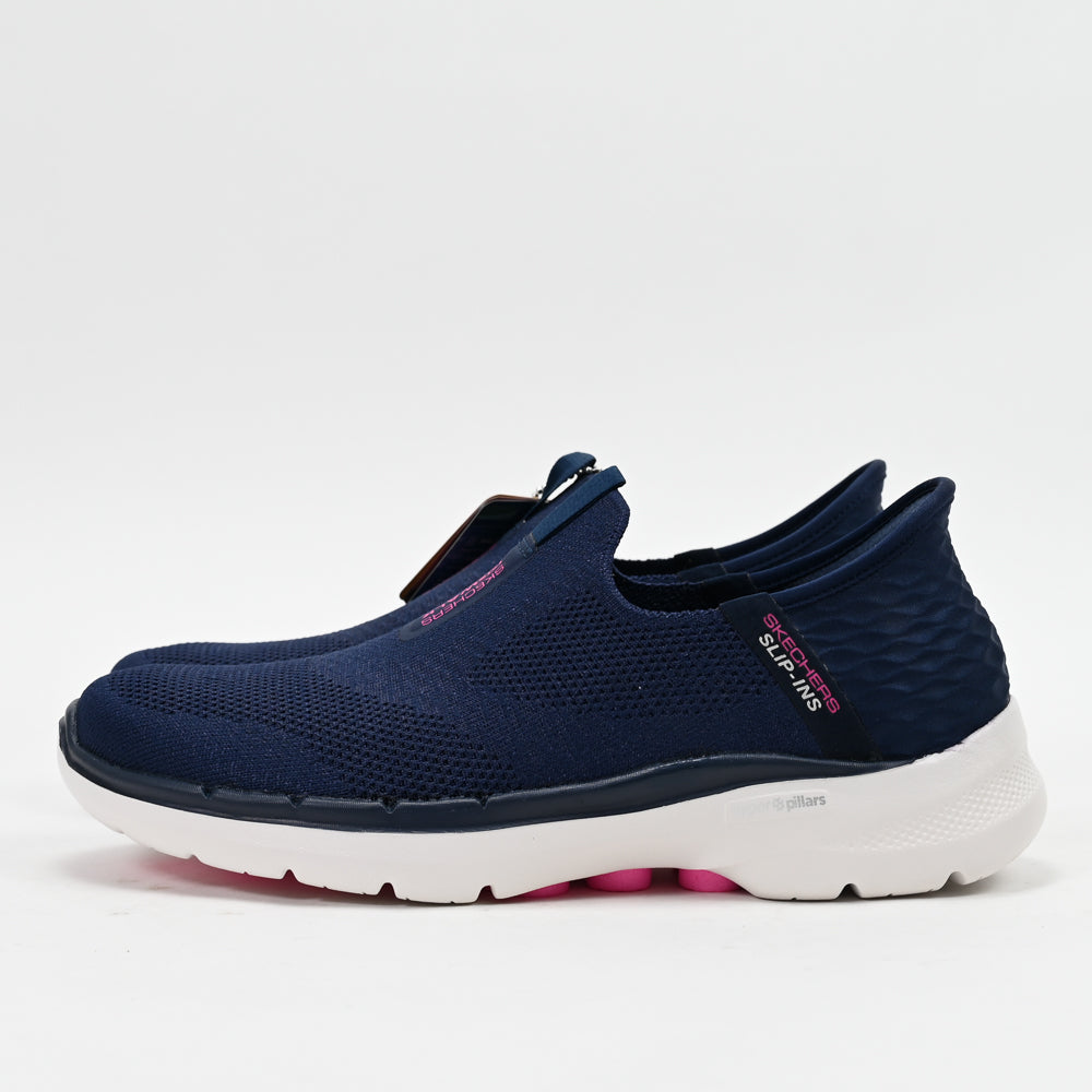 Skechers GO WALK 6 Fabulous View — baskets femme marine détail